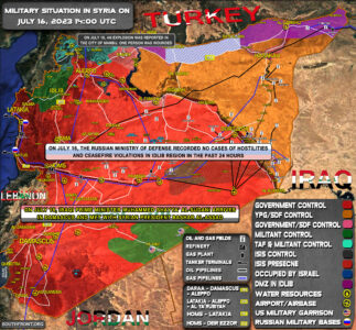Military Situation In Syria On July 16, 2023 (Map Update)